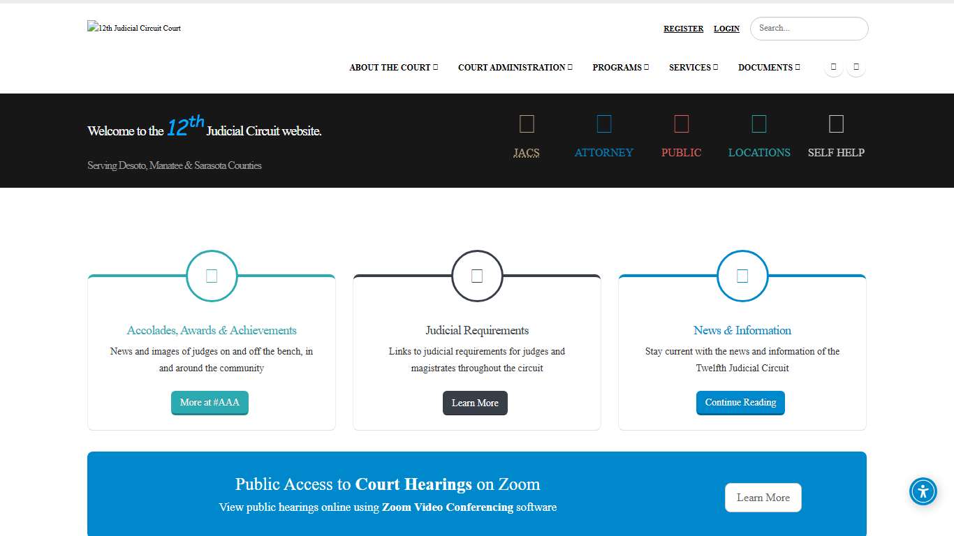 12th Judicial Circuit Court Website