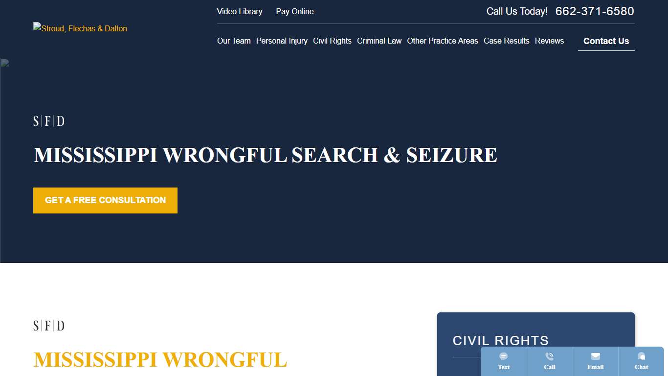 Mississippi Wrongful Search & Seizure Lawyers