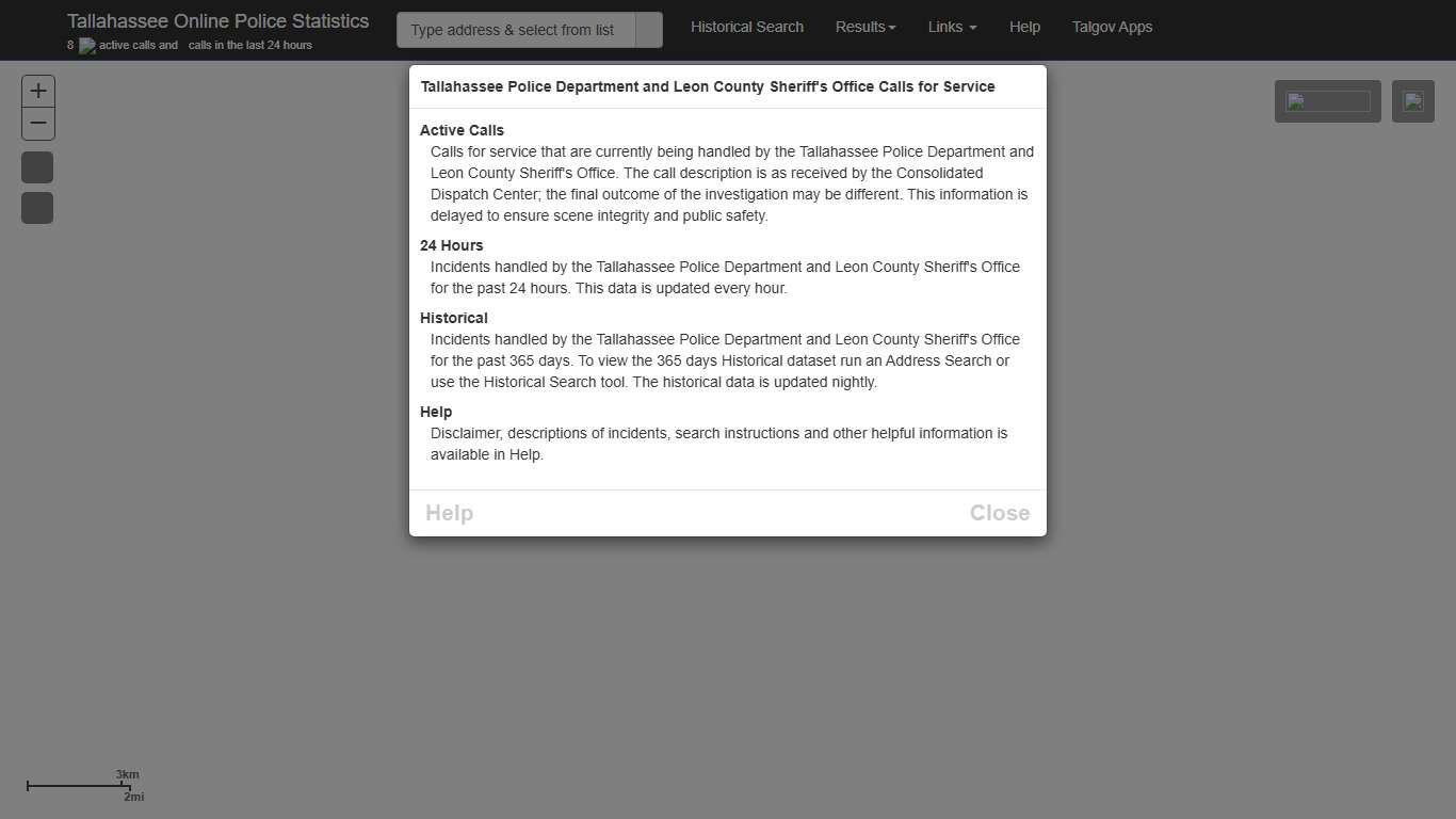 Tallahassee Online Police Statistics (TOPS)